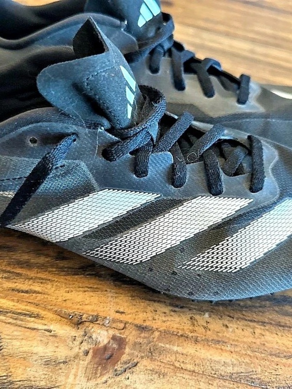 adidas Sprintstar Track Spikes Black & White US 9